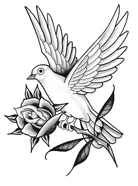 dove bird tattoo designs